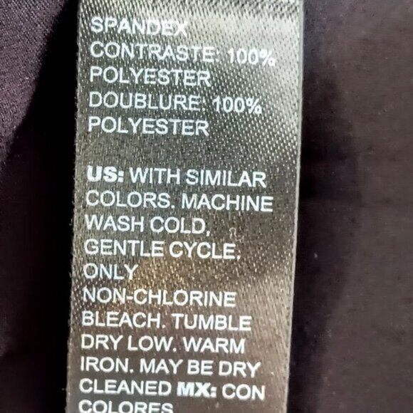 White House Black Market Houndstooth Full Zip Blazer Jacket - Picture 7 of 8